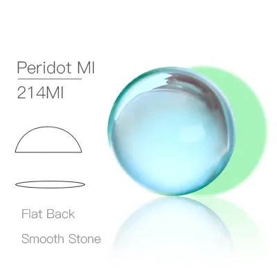 Kaboson Vidrio 8 mm N. 38 PERIDOT MI