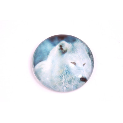 Glass cabochon 25 mm N. 162 Mix