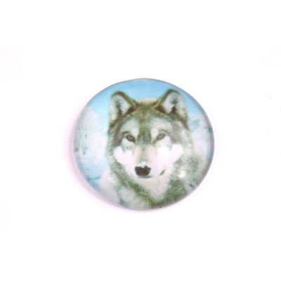Glass cabochon 25 mm N. 159 Mix