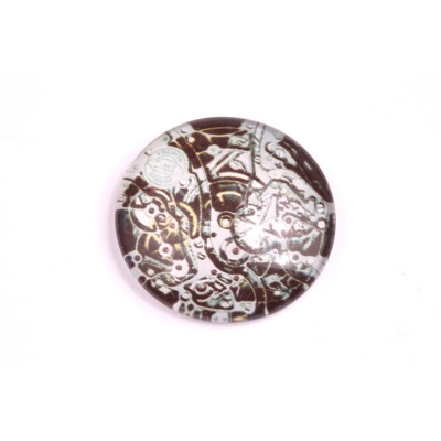 Glass cabochon 25 mm N. 152 Mix