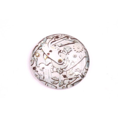 Glass cabochon 25 mm N. 150 Mix