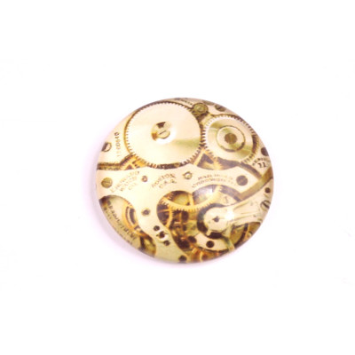 Glass cabochon 25 mm N. 145 Mix