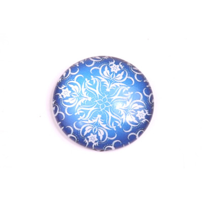 Glass cabochon 25 mm N. 137 Mix