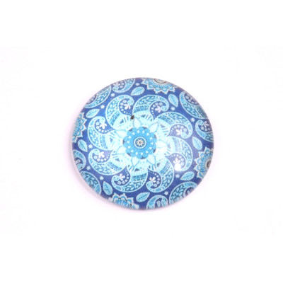 Glass cabochon 25 mm N. 134 Mix