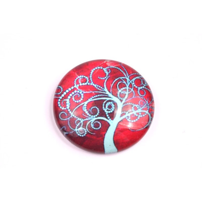 Glass cabochon 25 mm N. 130 Mix