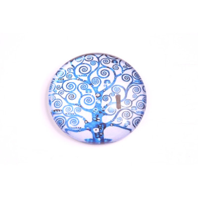 Glass cabochon 25 mm N. 120 Mix