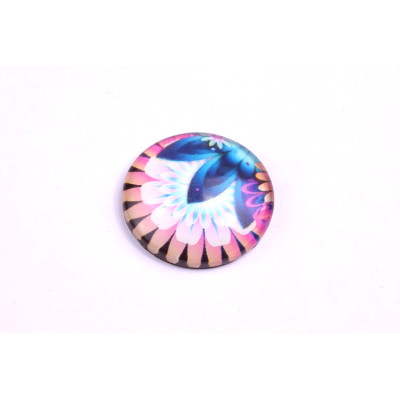 Glass cabochon 25 mm N. 680 Mix