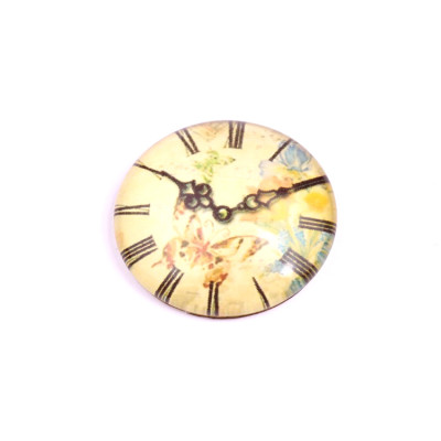 Glass cabochon 25 mm N. 1347 Mix