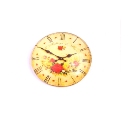 Glass cabochon 25 mm N. 1343 Mix