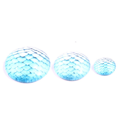 Glass cabochon 25 mm N. 1355 Mix