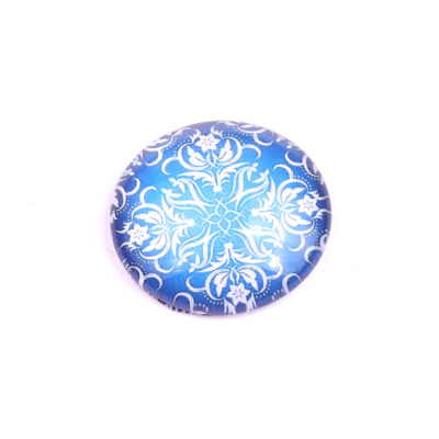 Glass cabochon 25 mm N. 1321 Mix