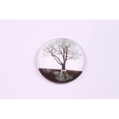 Glass cabochon 25 mm N. 971 Mix