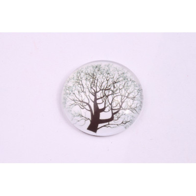 Glass cabochon 25 mm N. 969 Mix