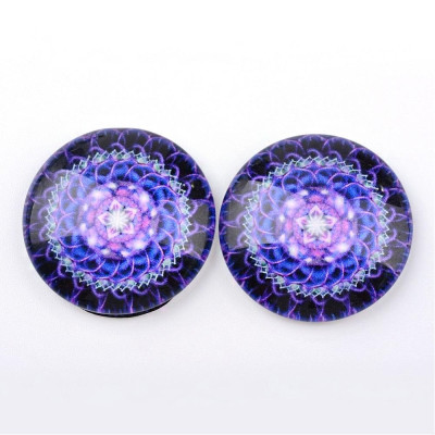 Glass cabochon 25 mm N. 920 Mix