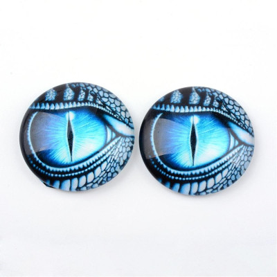 Glass cabochon 25 mm N. 915 Mix