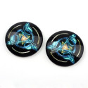 Glass cabochon 25 mm N. 893 Mix