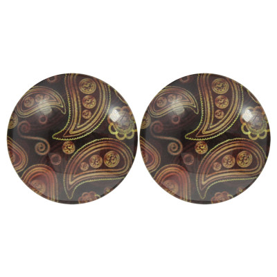 Glass cabochon 25 mm N. 869 Mix