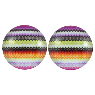 Glass cabochon 25 mm N. 858 Mix