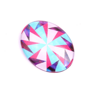 Glass cabochon 30x40 mm N. 953 Mix
