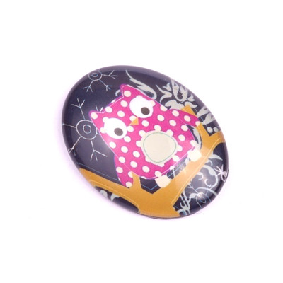 Glass cabochon 30x40 mm N. 929 Mix