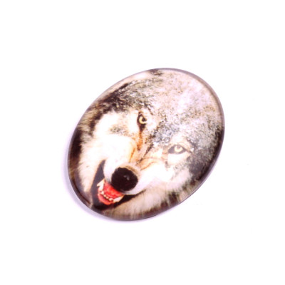 Glass cabochon 30x40 mm N. 589 Mix