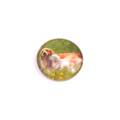 Glass cabochon 20 mm N. 119 Mix