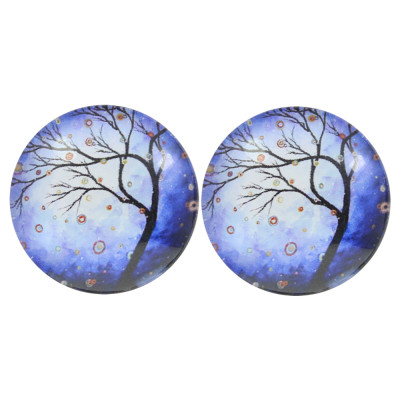 Glass cabochon 20 mm N. 847 Mix
