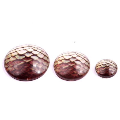 Kaboson vetro 20 mm N. 1374 Marrone