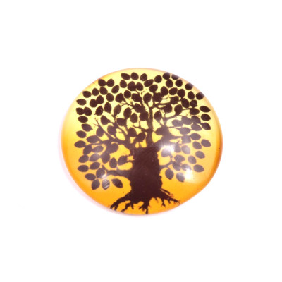 Glass cabochon 30 mm N. 215 Mix