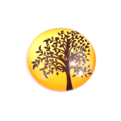 Glass cabochon 30 mm N. 214 Mix