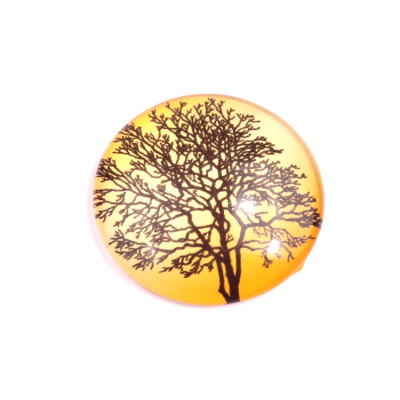 Glass cabochon 30 mm N. 209 Mix