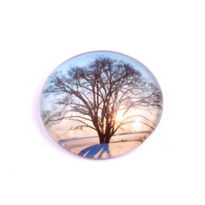 Glass cabochon 30 mm N. 1041 Mix