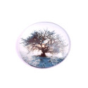Glass cabochon 30 mm N. 1025 Mix