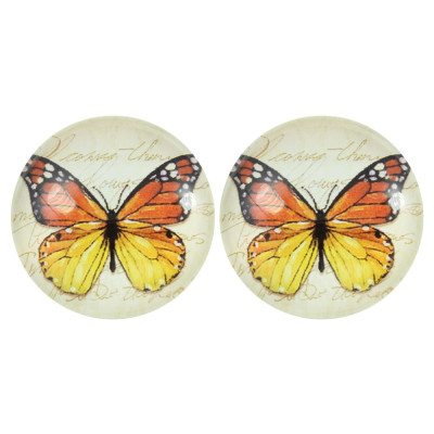 Glass cabochon 30 mm N. 872 Mix