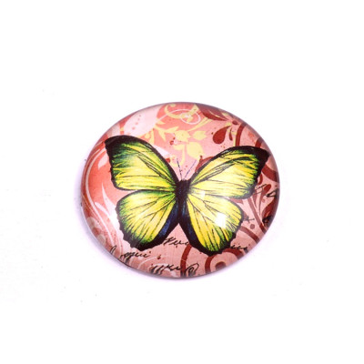Glass cabochon 30 mm N. 713 Mix