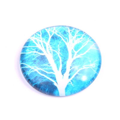 Glass cabochon 35 mm N. 1006 Mix