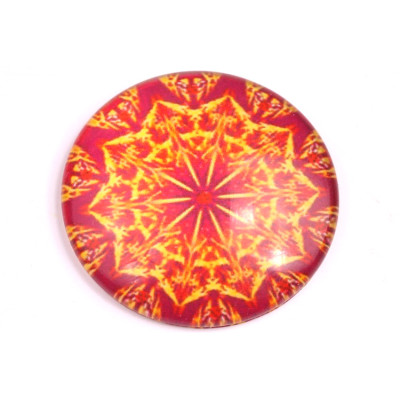 Glass cabochon 35 mm N. 192 Mix