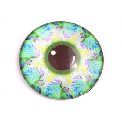 Glass cabochon 35 mm N. 189 Mix