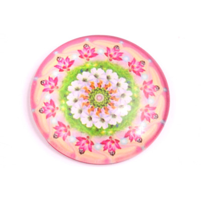 Glass cabochon 35 mm N. 188 Mix