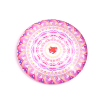 Glass cabochon 35 mm N. 183 Mix