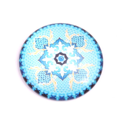 Glass cabochon 35 mm N. 182 Mix