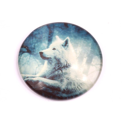 Glass cabochon 35 mm N. 179 Mix