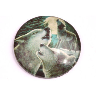 Glass cabochon 35 mm N. 175 Mix