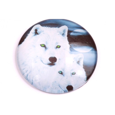 Glass cabochon 35 mm N. 173 Mix