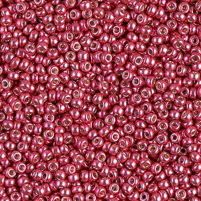 MIYUKI Round 11/0 N. 931 Duracoat Galvanized Lt. Cranberry