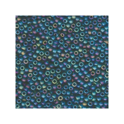 MIYUKI Round 11/0 N. 930 Matte Tr Teal AB