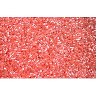 MIYUKI Delica 15/0 N. 389 Transp Salmon Luster