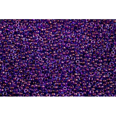MIYUKI Round 11/0 N. 903 Fuchsia Lined Aqua Luster