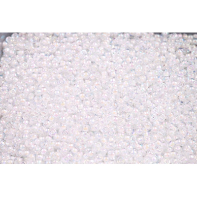 MIYUKI Round 11/0 N. 895 White Lined Crystal AB