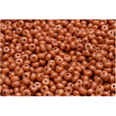 Rondelle Druck Beads 2.5x4mm 50 Pink